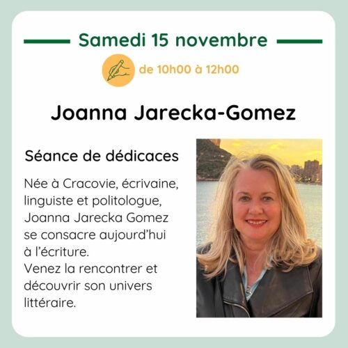 Dedicaces-Joanna-Jarecka